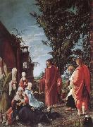 Albrecht Altdorfer Christ takes farval of their mother oil